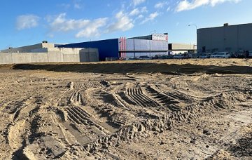 Hutton street cleared site